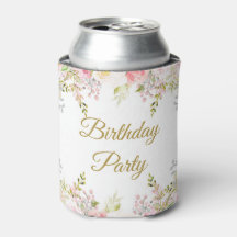 Blush Pink Floral Birthday