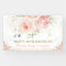Blush Pink Floral Birthday Party Backdrop Welcome