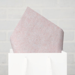 Blush Pink Floral Bridal Shower Tissue Paper