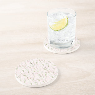 Blush Pink Floral Coaster