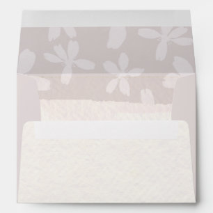 Blush Pink Floral Cute Envelope