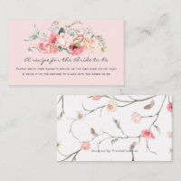 blush pink floral elegant recipe for the bride
