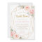 Blush Pink Floral Gold Geometric Bridal Shower