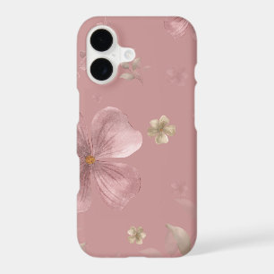 Blush pink floral iphone 11 case