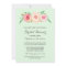 Blush Pink Floral Mint Green Bridal Shower