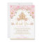 Blush Pink Floral Princess Baby Shower Carriage