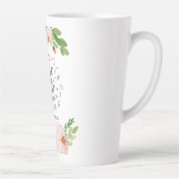 Blush pink floral thank you teacher gift 