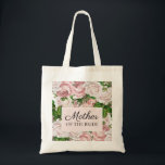 Blush Pink Floral Wedding Mother of Bride Tote Bag<br><div class="desc">Beautiful and elegant blush pink floral / vintage roses Mother of the Bride wedding tote bag.</div>