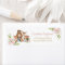 Blush Pink Floral Woodland Animals Return Address