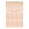 Blush Pink & Gold Confetti Wedding Seating Chart