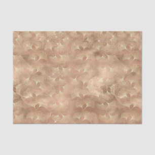 Blush Pink Gold Ginkgo Leaves Elegant Botanical 9 Tissue Paper