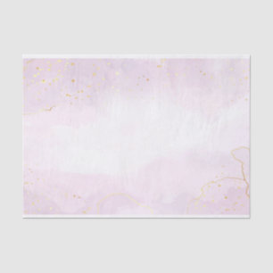 Blush Pink Gold Marble Modern Stylish Chic Custom Tissue Paper