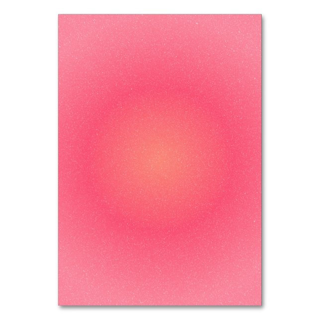 Blush Pink Gradient Table Card (Front)