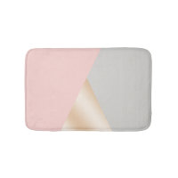 Blush pink, grey & rose gold geometric triangles