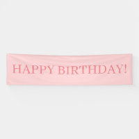 Blush Pink Happy Birthday