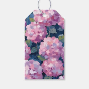 Blush Pink Hydrangeas Floral Gift Tags