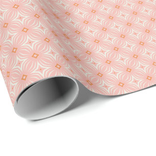Blush Pink Infiniti Star Wrapping Paper