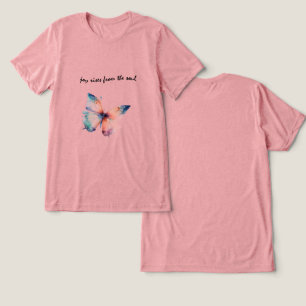 Blush Pink Joy rises from the soul Tri-Blend Shirt