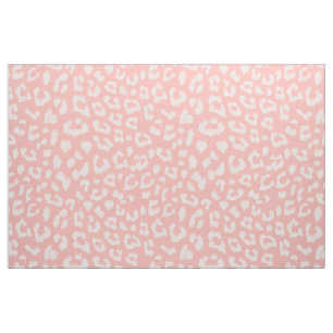 Blush Pink Leopard Print Fabric