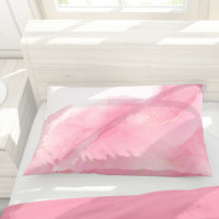 Blush Pink Liquid Marble Abstract Pattern