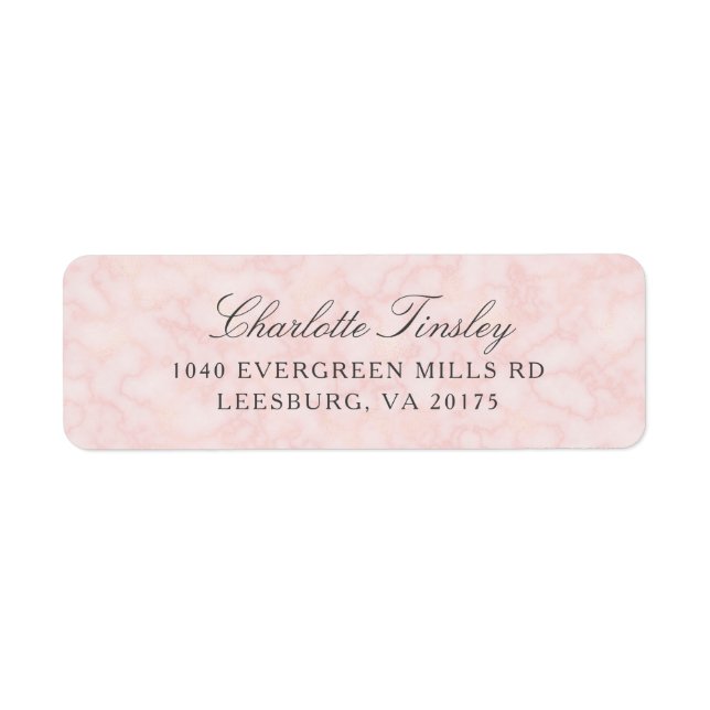 Blush Pink Marbled Pattern (Front)