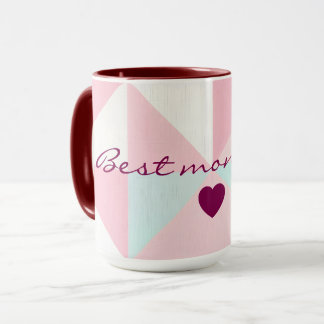 Blush Pink Mint Abstract Popular Collection Mug
