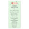 Blush Pink Mint Green Floral Wedding Program
