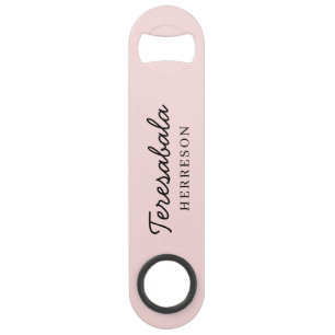 Blush Pink Modern Bridesmaid Script Design