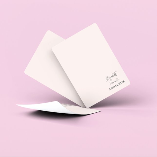 Blush Pink Modern Minimalist Playing Cards (Creator Uploaded)