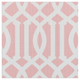 Blush Pink Moroccan Pattern Fabric