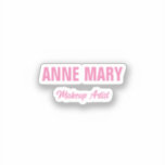 Blush Pink Name Makeup Artist Business Custom<br><div class="desc">Printed with custom blush pink text,  this is perfect for those who are looking for cool designs.</div>