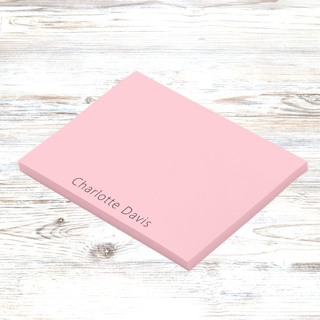 Blush pink name post-it notes (Creator Uploaded)