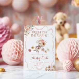 Blush Pink Off the Market Bridal Shower Invitation