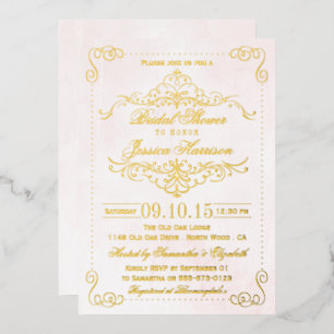 Blush Pink & Ornate Swirls Bridal Shower Real