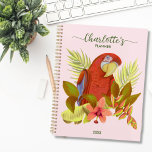 Blush Pink Parrot 2022 2023 Monogram Name Planner<br><div class="desc">This Blush Pink Parrot 2022 2023 Monogram Name Planner with a vintage-inspired illustration by Happy People Prints is the perfect planner to write in all your awesome plans. You can customise the planner with your own name and text, font style, and colour. It will be the perfect personalised gift for...</div>
