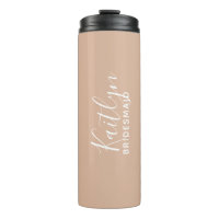 Blush Pink Personalised Bridesmaid  