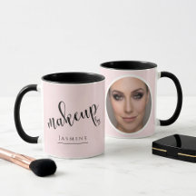 Blush Pink Photo MUA Elegant Coffee
