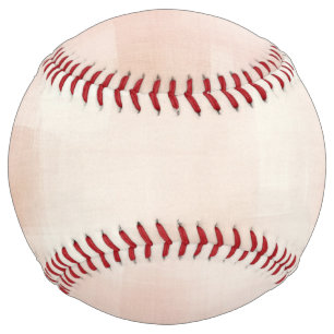 Blush Pink Plaid Stripes Softball