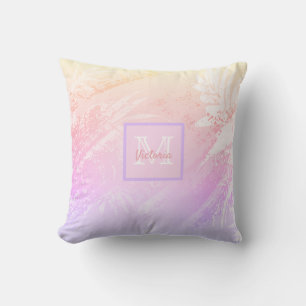 Blush pink purple violet foliage name cushion