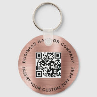 Blush Pink QR Code Modern Business 