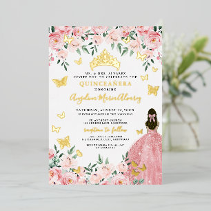 Blush Pink Quinceanera Gold