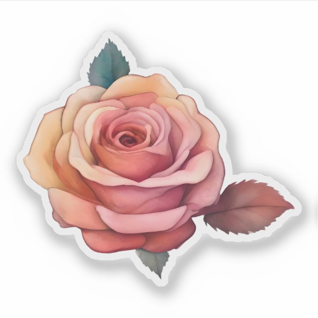 Blush Pink Rose Bloom (Front)