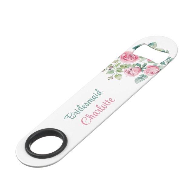 Blush Pink Rose Bridesmaid (Back Angled)