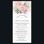 Blush Pink Rose Floral DIY Wedding Programme<br><div class="desc">Beautiful arrangement of blush pink roses and white hydrangea flowers decorate the top of this elegant wedding program. There is plenty of room for you to include the important moments of your own wedding ceremony and to honour your wedding participants. This wedding program is part of the Summer Romance collection...</div>