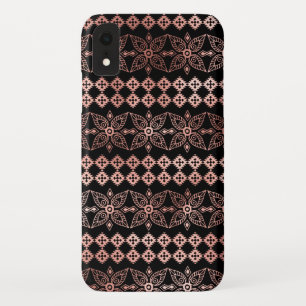 Blush Pink - Rose Gold Boho Hand Drawn Pattern Case-Mate iPhone Case