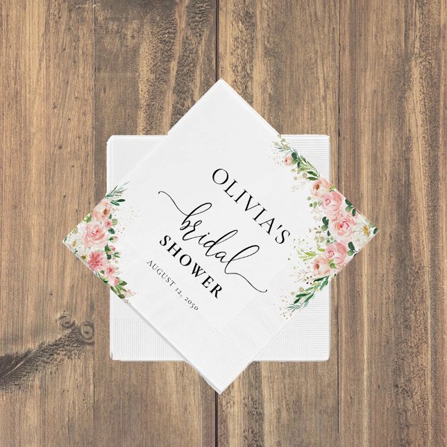 Blush Pink Rose Gold Napkins (Creator Uploaded)