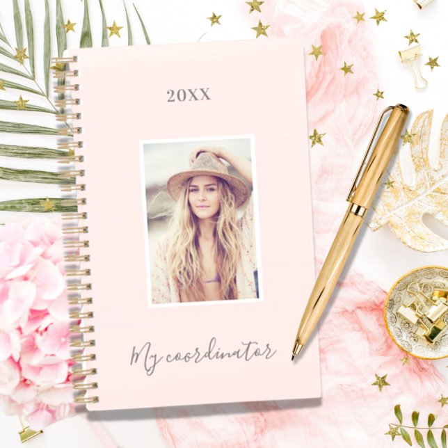 Blush pink rose gold photo appointments planner (Creator Uploaded)