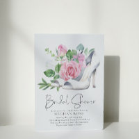 Blush Pink Rose Satin High Heels Bridal Shower