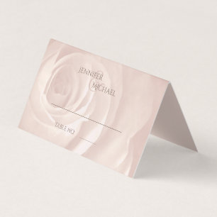 Blush pink rose simple elegant wedding guest table