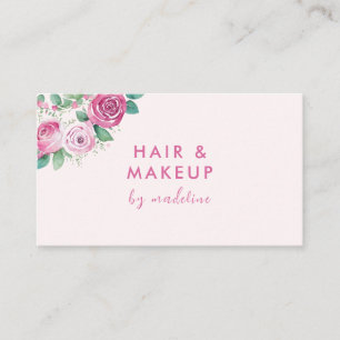 Blush Pink Roses Business Card